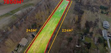 Działka z klimatem - spokojna i zielona okolica