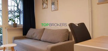 Dwa pokoje z oddzielną kuchnią, ogródek