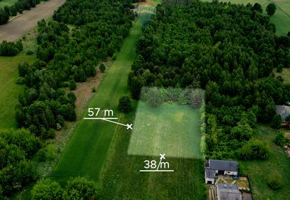 Działka budowlana w nowych mostkach 2182 m2.