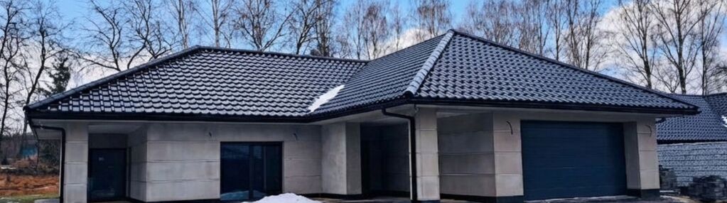 Nowy piękny dom parterowy obok jeziora rybnickiego