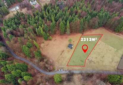 Koszarawa działka budowlana na sprzedaż