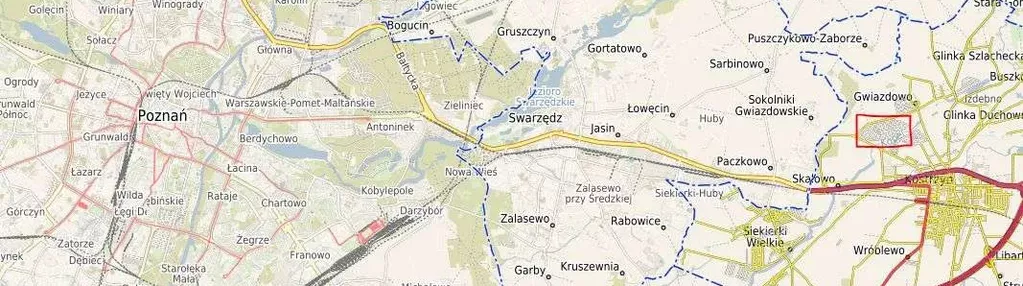Kostrzyn/Gwiazdowo->20 km od Poznania z MPZP 478m2