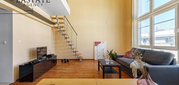 Loftowe mieszkanie z antresolą | garaż | loggia