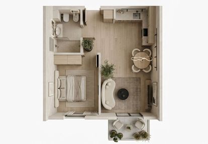 2 pokoje | balkon | zachodnia eksp. | podgórze