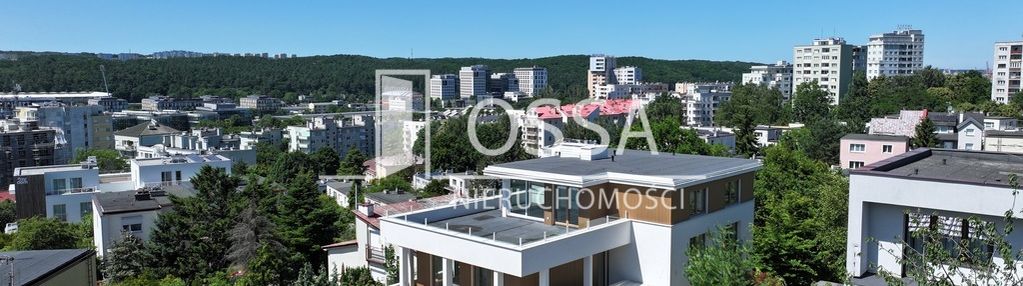 Willa i gdynia i redłowo i panoramiczny widok