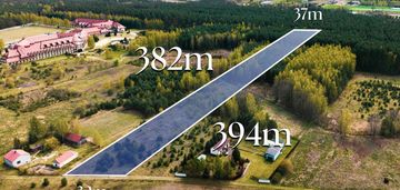 Działka budowlana 1,40 ha ossa k/ rawy maz