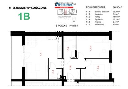 Nowe mieszkanie - 3 pokoje - wykończone