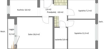 Słoneczne 3 pokoje z balkonem na bródnie