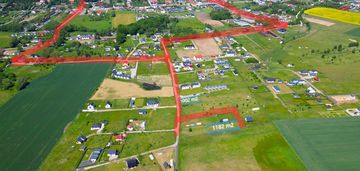 Działka budowlana 1182 m² / 1,7 km do morza gąski