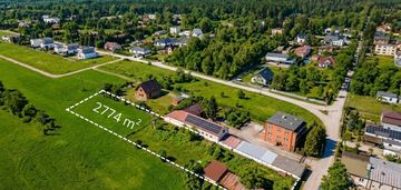 Działka mieszkaniowo-usługowa 2774 m²