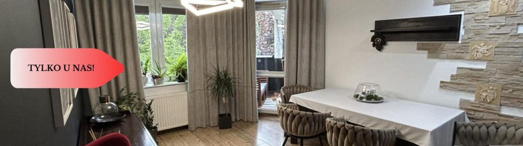 Słoneczne mieszkanie, parter, trzy pokoje