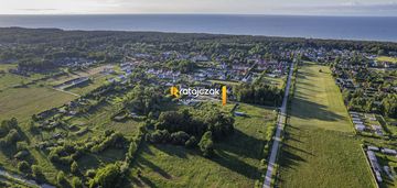 Dębki w pobliżu plaży