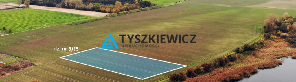 Piękna działka koło rzeki szkarpawa