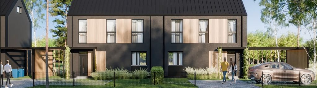 Nowoczesny dom w zielonej okolicy antoninów