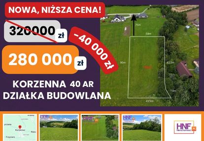 Atrakcyjna działka korzenna 40ar
