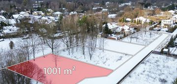 Działka budowlana 1001 m² – żółwin, gm. brwinów