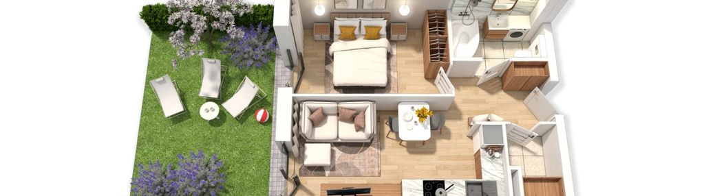 ❤️ piękne z widokiem - ogródek 55m2 w cenie ! okaz