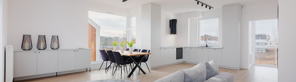 Nadmorski apartament, widok na morze, dwupoziomowy