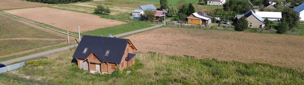 Drewniany dom z bali / 130 m2/ pustków