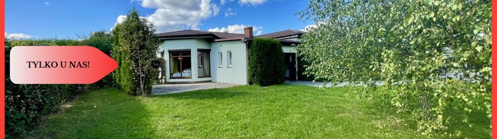 Wyjątkowy parterowy budynek z ogrodem