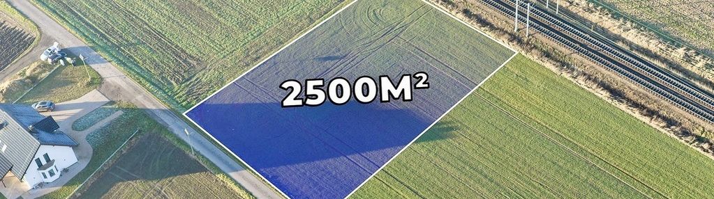 Działka 2.500 m², możliwość zabudowy mieszkaniowej
