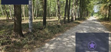 Działki budowlane w otoczeniu drzew