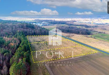 Działki przemysłowe z mpzp - 200m od zjazdu tk!