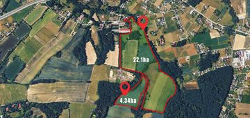 Działka inwestycyjna w beskidach 26,5 ha