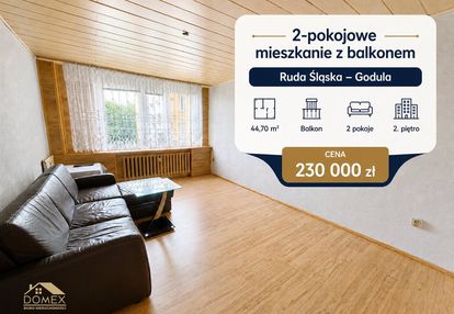 2 pokoje z balkonem | ruda śląska godula