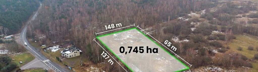 Działka przy jurze | 7456 m² | bugajska