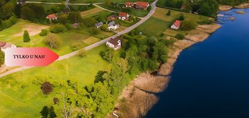 Piękne działki nad jeziorem pile w piławie