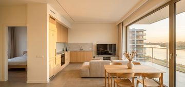 Premium nad rzeką! duży balkon z widokiem | 20/80