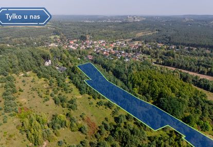 Piękna malownicza działka jura skrajnica