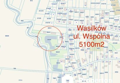 Malownicza działka budowlana w wasilkowie 5100 m2