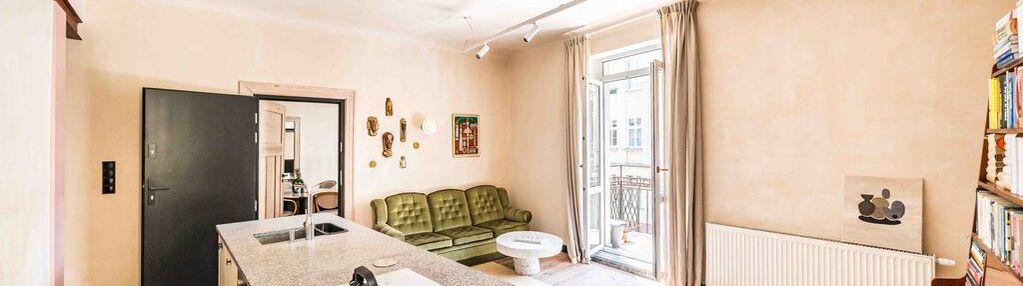 Stylowe mieszkanie biuro kamienica balkon łazarz