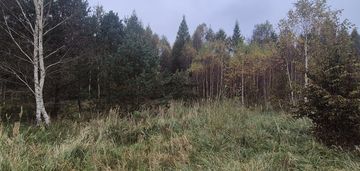 Działka na skraju lasu, 3 min. do jeziora