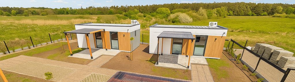 Tupadły - działka z domkami mobilnymi