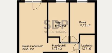 3 pokoje na ii piętrze z balkonem i windą