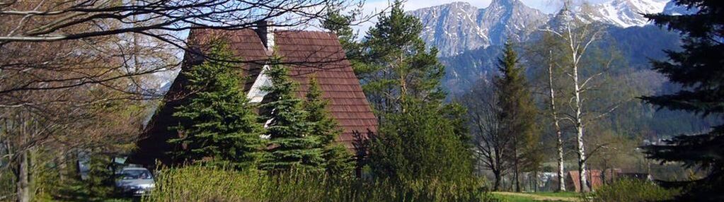 Regionalny dom z widokiem na giewont