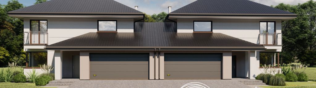 Bliźniak z kameralnym osiedlu i 180 m2 i bobrowiec