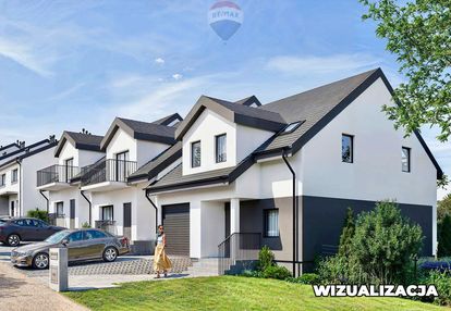 Nowoczesny dom z ogródkiem, w otulinie lasu