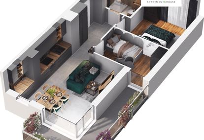 Apartament z indywidualnym miejscem cumowniczym