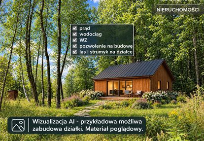 Działka z pozwoleniem na budowę•2,5 km od suntago