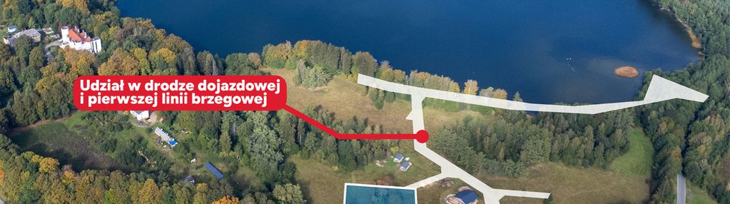 Działka nad jeziorem w cetuniu!