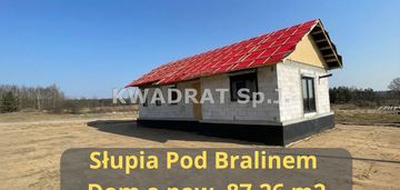 Nowe domy w spokojnej okolicy słupia pod bralinem!