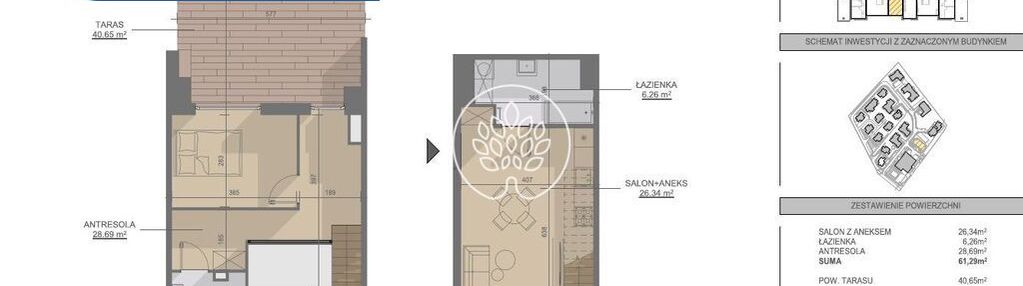 Grand lubicz apartments | antresola + taras 40 m²