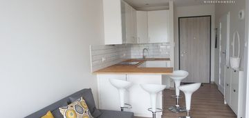 Nowe dwupokojowe mieszkanie z halą garażową