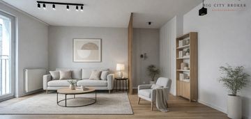 Centrum, 2 pokoje, 45,4 m², gotowe do wejścia