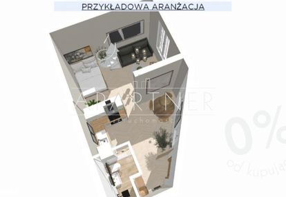 Duża kawalerka z antresolą 13 m kw