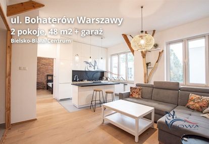 Bohaterów warszawy, 2 pokoje + garaż.